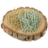 DLP Small Paperclips Gold & Green (200pcs) (2576261)