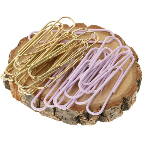 DLP Large Paperclips Gold & Purple (30pcs) (2576261) DLP Large Paperclips Gold & Purple (30pcs) (2576261)