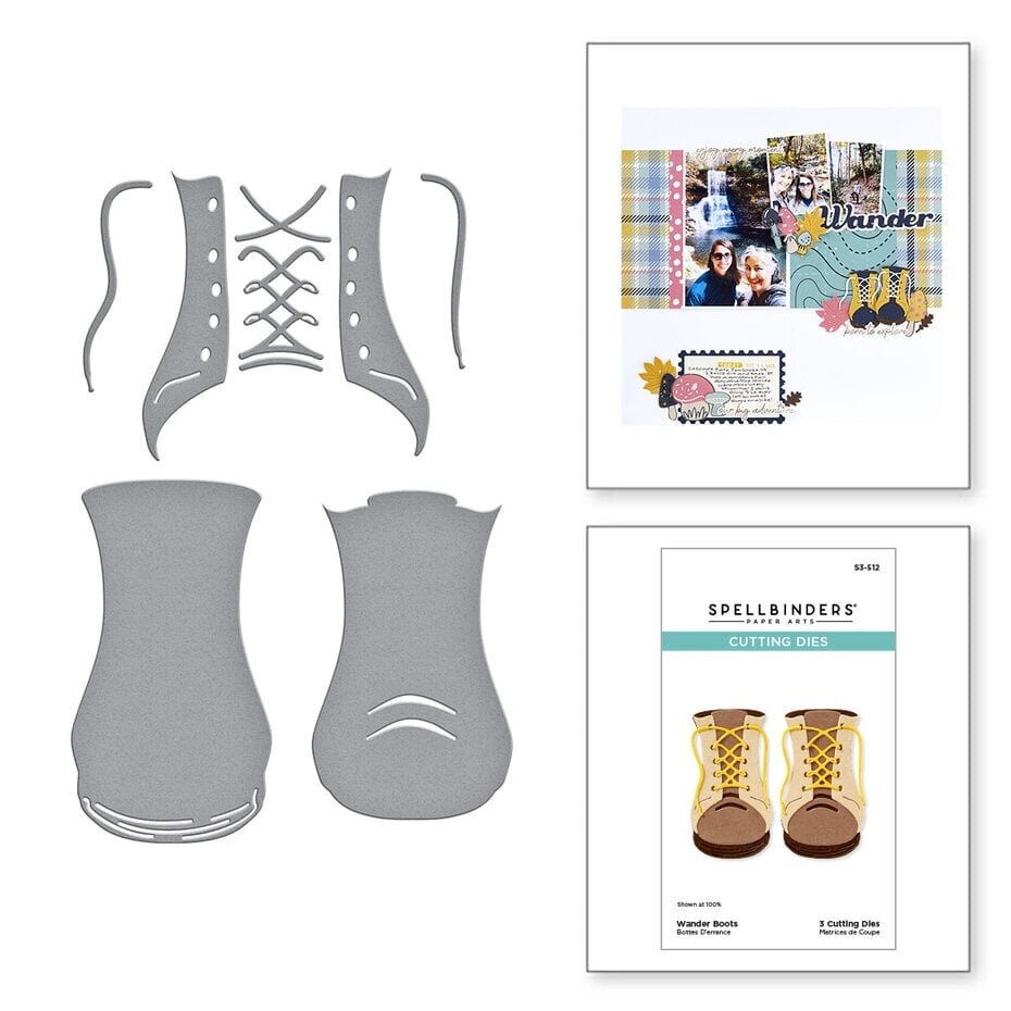 Spellbinders 3 Spellbinders Storytelling by Spellbinders Wander Boots Dies (S3-512 ...