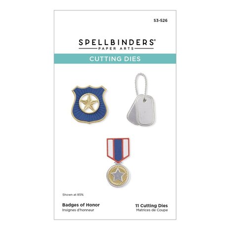 Spellbinders Storytelling by Spellbinders Badges of Honor Dies (S3-526)