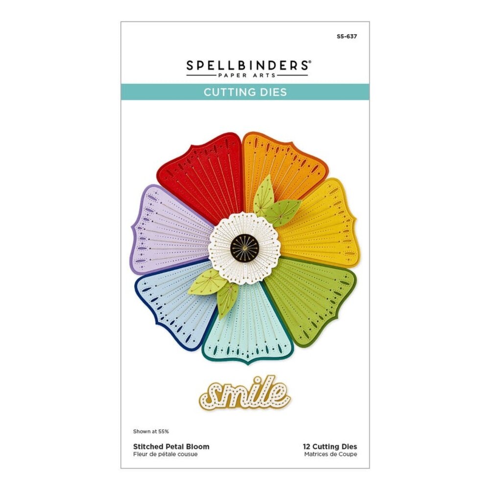 Spellbinders Storytelling by Spellbinders Stitched Petal Bloom Dies (S5-637) Spellbinders Storytelling by Spellbinders Stitched Petal Bloom Dies (S5-637)