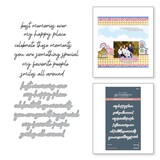 Spellbinders Storytelling by Spellbinders Family Sentiments Press Plate & Die Set (BP-173)