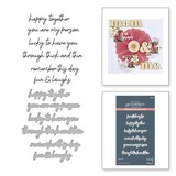Spellbinders Storytelling by Spellbinders Friends Sentiments Press Plate & Die Set (BP-174)