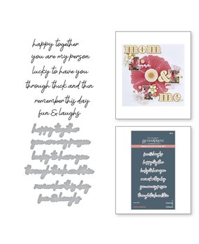 Spellbinders Storytelling by Spellbinders Friends Sentiments Press Plate & Die Set (BP-174) Spellbinders Storytelling by Spellbinders Friends Sentiments Press Plate & Die Set (BP-174)