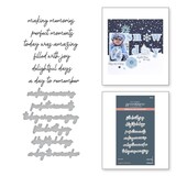 Spellbinders Storytelling by Spellbinders Happiness Sentiments Press Plate & Die Set (BP-175)