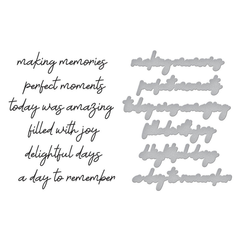 Spellbinders Storytelling by Spellbinders Happiness Sentiments Press Plate & Die Set (BP-175) Spellbinders Storytelling by Spellbinders Happiness Sentiments Press Plate & Die Set (BP-175)