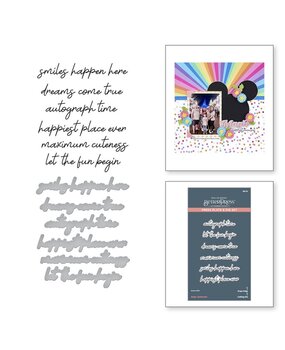 Spellbinders Storytelling by Spellbinders Magic Sentiments Press Plate & Die Set (BP-176)