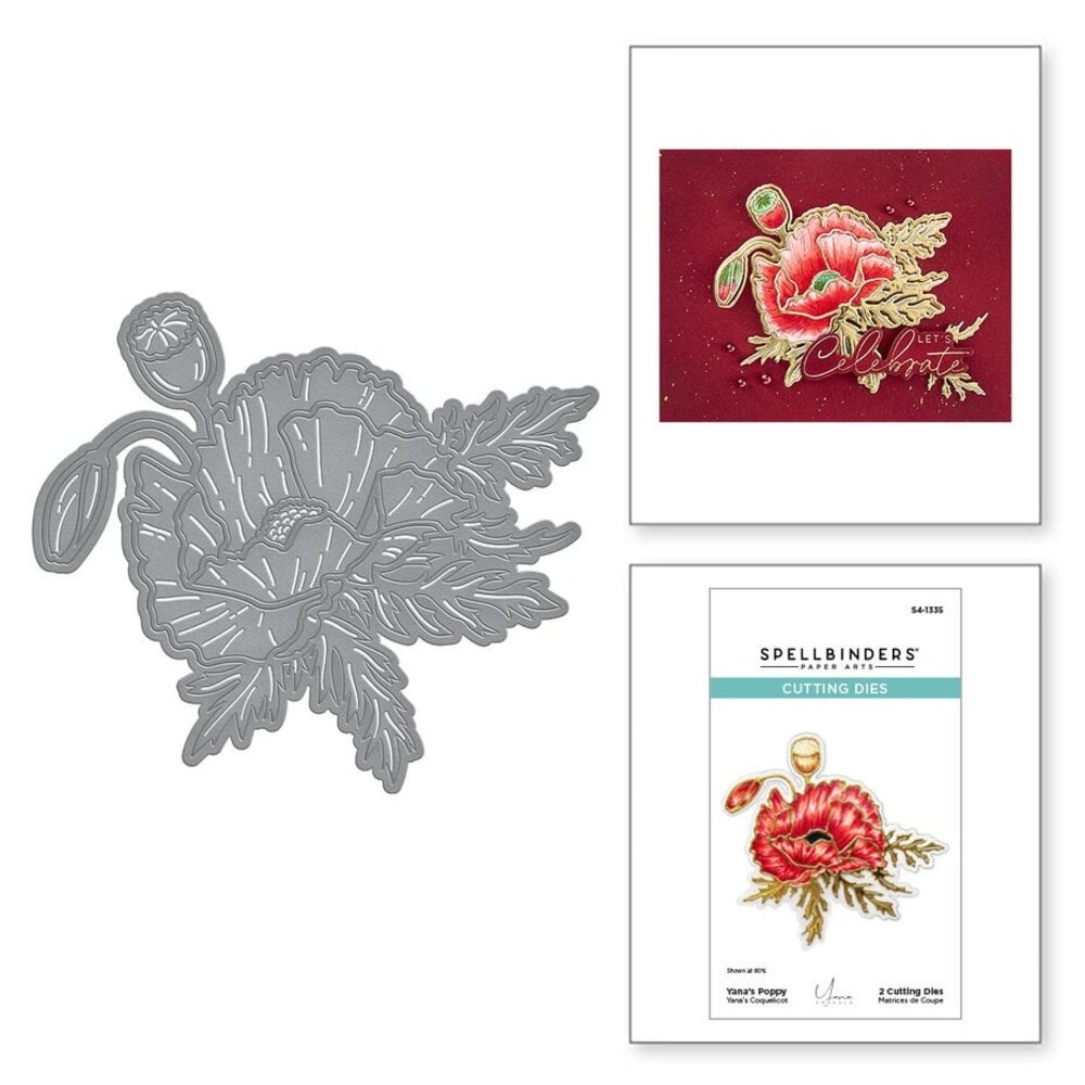 Spellbinders Yana's Poppies Dies (S4-1335)