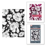 Spellbinders Yana's Poppies Poppy Background Press Plate (BP-217)