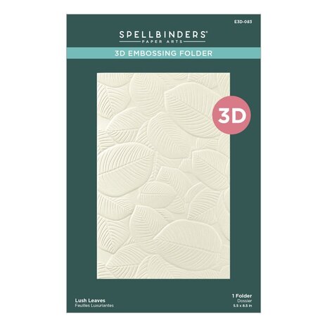 Spellbinders Happy Hour Lush Leaves 3D Embossing Folder (E3D-083) Spellbinders Happy Hour Lush Leaves 3D Embossing Folder (E3D-083)