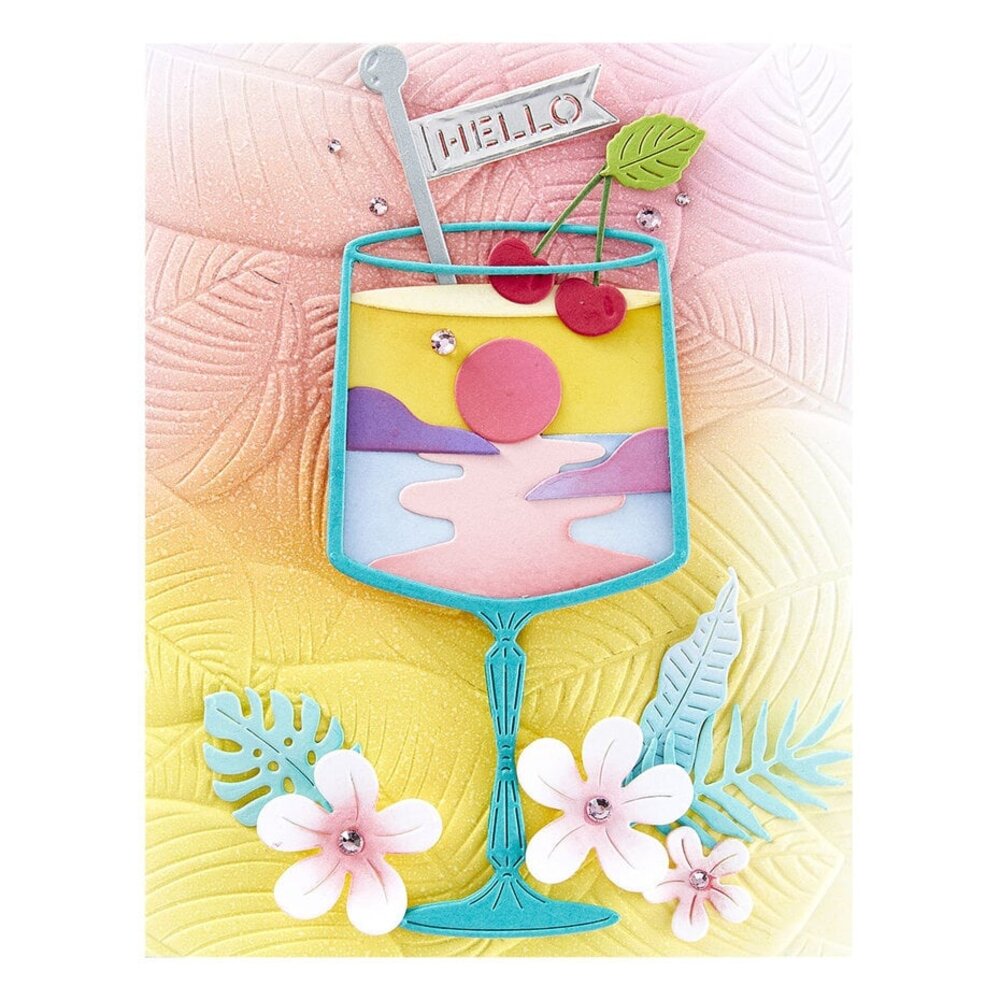 Spellbinders Happy Hour Sunset in a Glass Dies (S5-627) Spellbinders Happy Hour Sunset in a Glass Dies (S5-627)