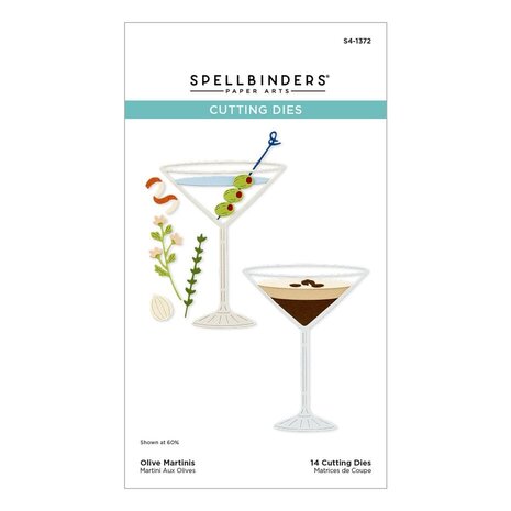 Spellbinders Happy Hour Olive Martinis Dies (S4-1372) Spellbinders Happy Hour Olive Martinis Dies (S4-1372)