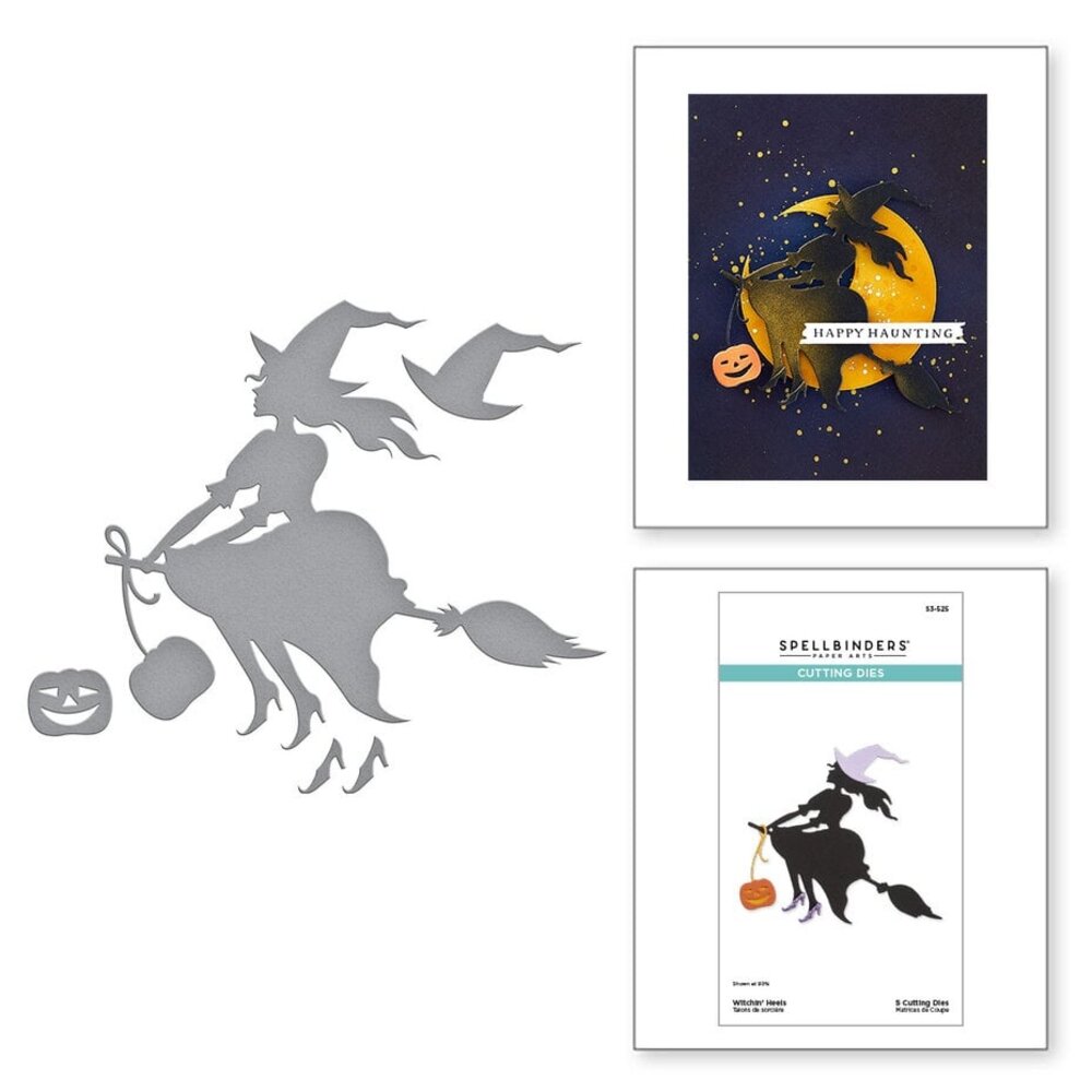 Spellbinders Happy Haunting Witchin' Heels Dies (S3-525) Spellbinders Happy Haunting Witchin' Heels Dies (S3-525)