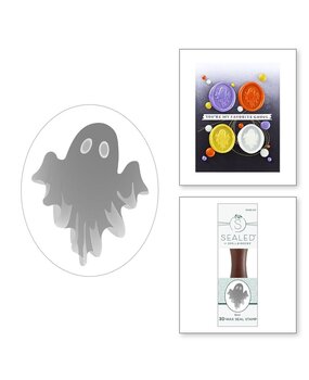 Spellbinders Happy Haunting Boo! 3D Wax Seal Stamp (WS3D-011) Spellbinders Happy Haunting Boo! 3D Wax Seal Stamp (WS3D-011)