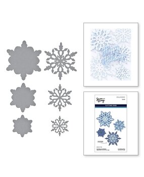 Spellbinders Let it Snow Layering Snowflakes Dies (S5-651)