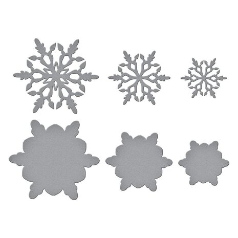 Spellbinders Let it Snow Layering Snowflakes Dies (S5-651)