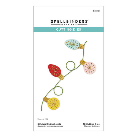 Spellbinders Stitched Bright Stitched String Lights Dies (S3-518) Spellbinders Stitched Bright Stitched String Lights Dies (S3-518)
