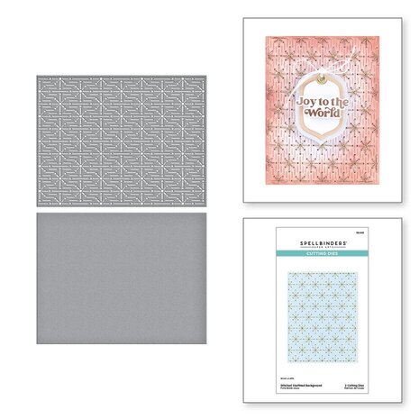 Spellbinders Stitched Bright Stitched Starfilled Background Dies (S5-643)