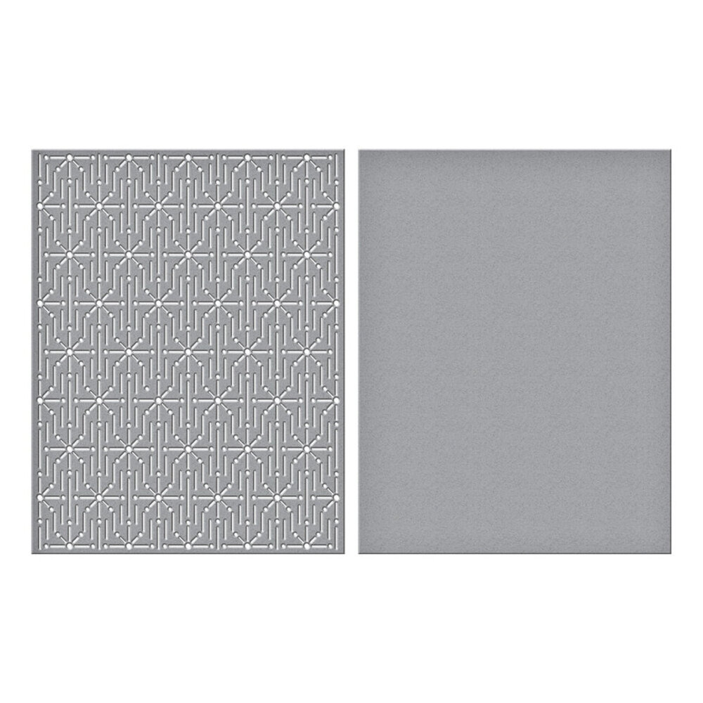 Spellbinders Stitched Bright Stitched Starfilled Background Dies (S5-643)