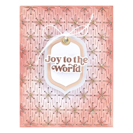 Spellbinders Stitched Bright Stitched Starfilled Background Dies (S5-643)