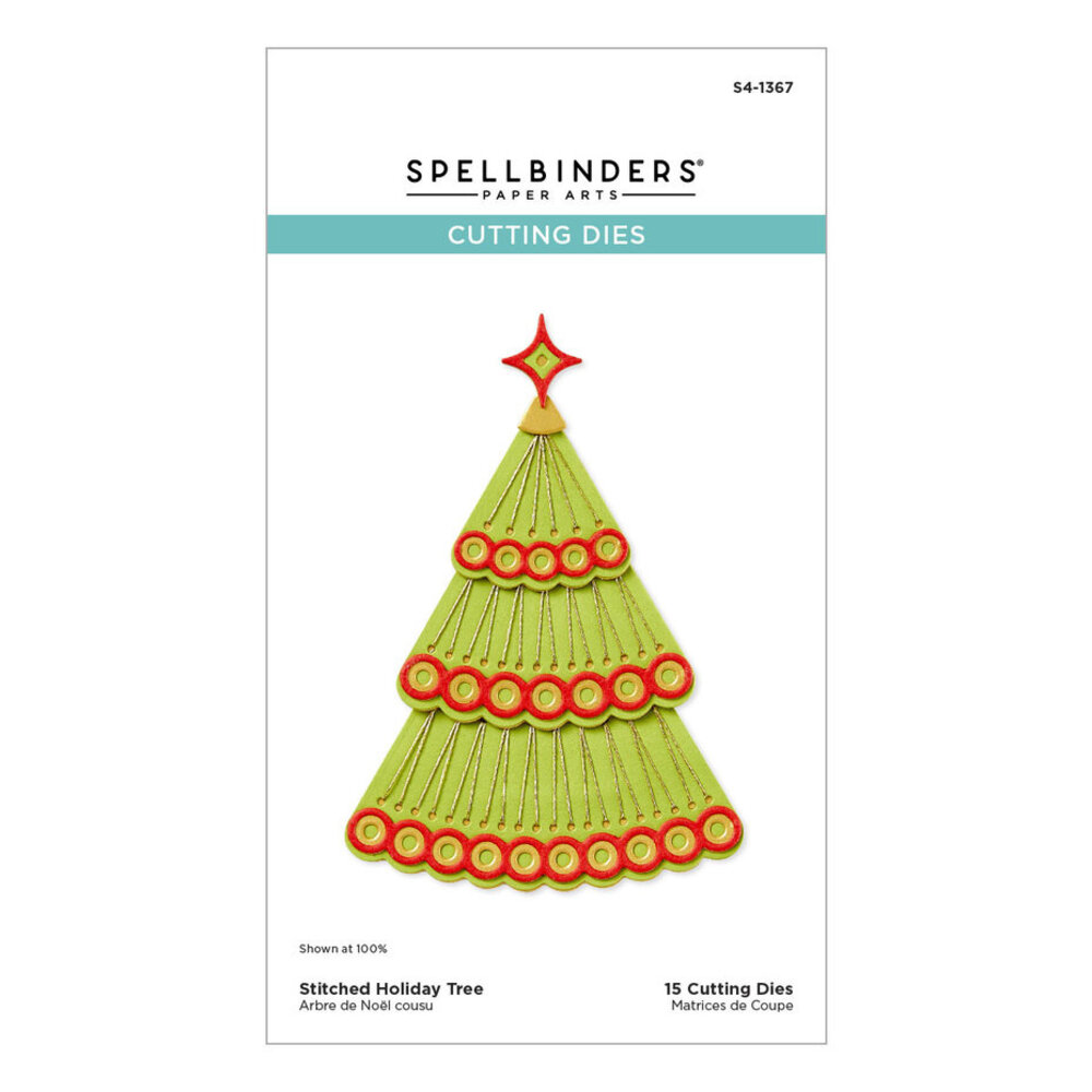 Spellbinders Stitched Bright Stitched Holiday Tree Dies (S4-1367) Spellbinders Stitched Bright Stitched Holiday Tree Dies (S4-1367)