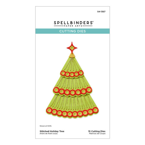 Spellbinders Stitched Bright Stitched Holiday Tree Dies (S4-1367) Spellbinders Stitched Bright Stitched Holiday Tree Dies (S4-1367)
