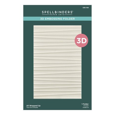 Spellbinders All Wrapped Up 3D Embossing Folder (E3D-108) Spellbinders All Wrapped Up 3D Embossing Folder (E3D-108)