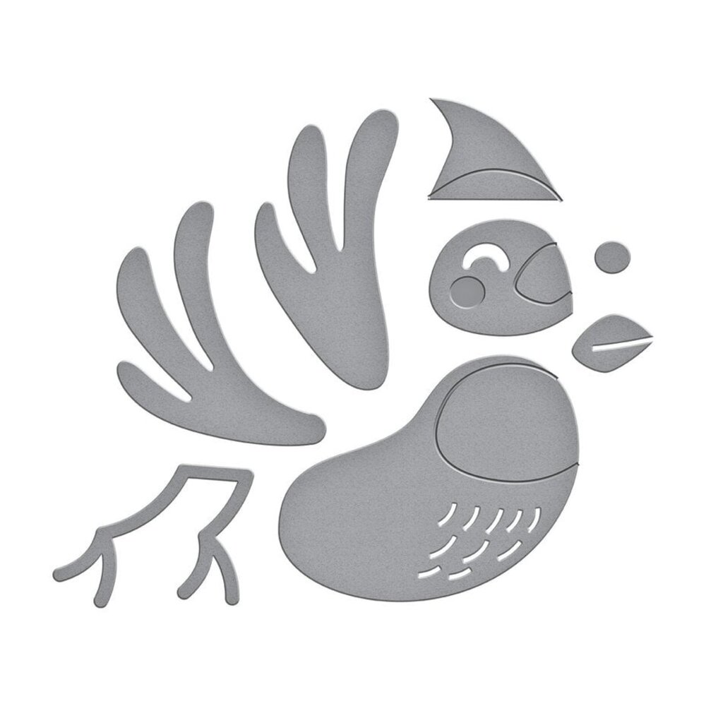 Spellbinders Dancin' Christmas Conrad Cardinal Dies (S1-157)