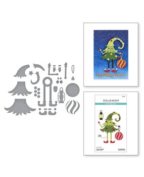 Spellbinders Dancin' Christmas Dancin' Douglas Dies (S5-646) Spellbinders Dancin' Christmas Dancin' Douglas Dies (S5-646)