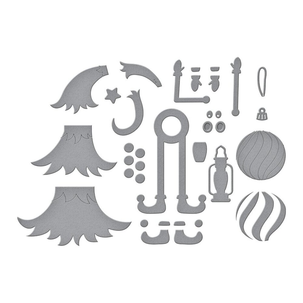 Spellbinders Dancin' Christmas Dancin' Douglas Dies (S5-646) Spellbinders Dancin' Christmas Dancin' Douglas Dies (S5-646)