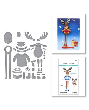 Spellbinders Dancin' Christmas Dancin' Moose Klondike Dies (S4-1370) Spellbinders Dancin' Christmas Dancin' Moose Klondike Dies (S4-1370)