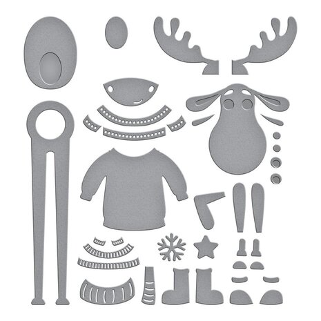 Spellbinders Dancin' Christmas Dancin' Moose Klondike Dies (S4-1370) Spellbinders Dancin' Christmas Dancin' Moose Klondike Dies (S4-1370)