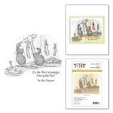 Spellbinders House-Mouse Designs Merry Little Christmas Cling Rubber Stamp (RSC-037)