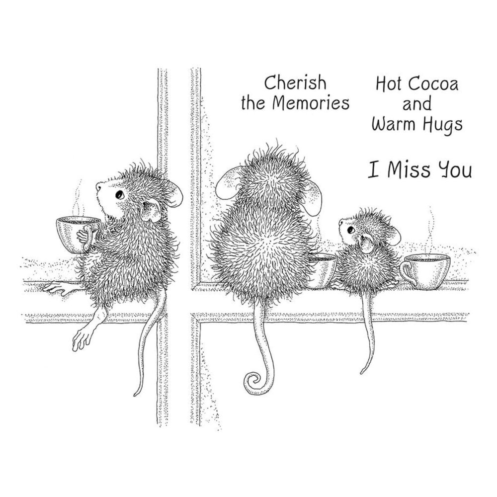 Spellbinders House-Mouse Designs Hot Cocoa Day Cling Rubber Stamp (RSC-038) Spellbinders House-Mouse Designs Hot Cocoa Day Cling Rubber Stamp (RSC-038)