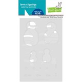 Lawn Fawn Frosty Family Coloring Stencils (LF3563)