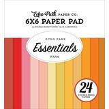 Echo Park Essentials Warm 6x6 Inch Paper Pad (WE392023)