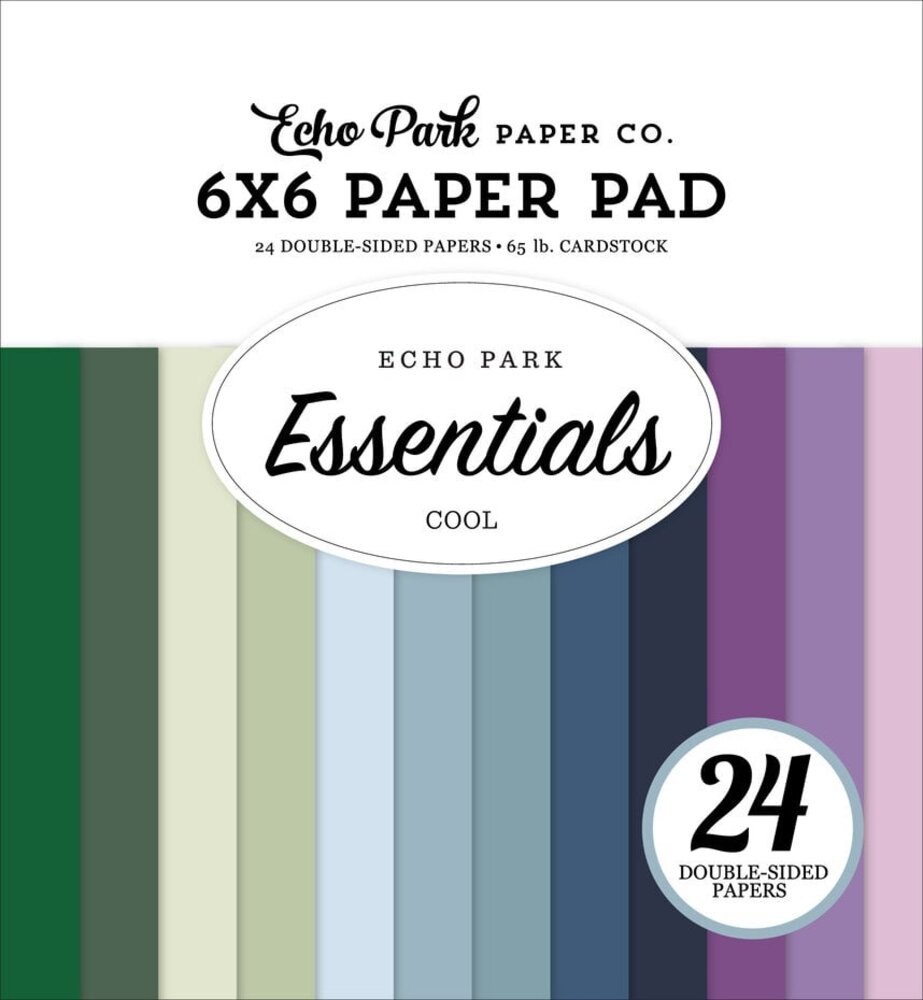 Echo Park Essentials Cool 6x6 Inch Paper Pad (COE394023)
