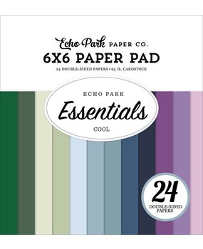 Echo Park Essentials Cool 6x6 Inch Paper Pad (COE394023)
