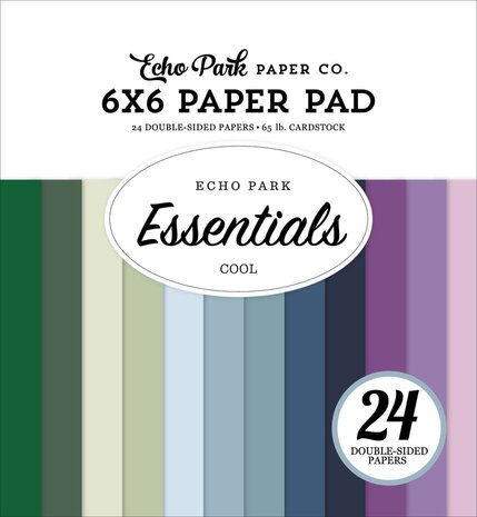 Echo Park Essentials Cool 6x6 Inch Paper Pad (COE394023)