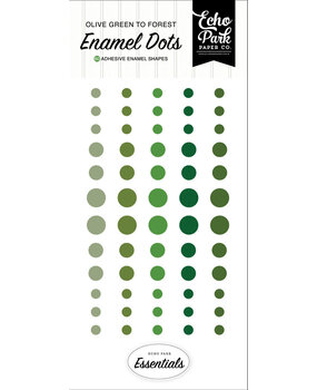 Echo Park Essentials Green Enamel Dots (GE394028)* Echo Park Essentials Green Enamel Dots (GE394028)*