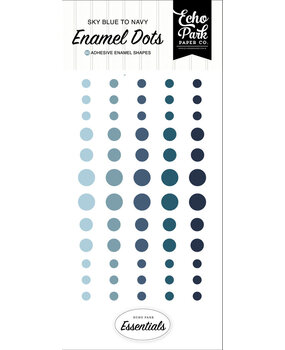 Echo Park Essentials Blue Enamel Dots (BLE396028) Echo Park Essentials Blue Enamel Dots (BLE396028)