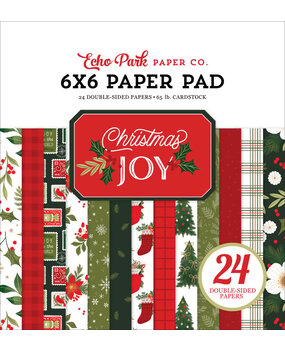 Echo Park Christmas Joy 6x6 Inch Paper Pad (CJ385023)