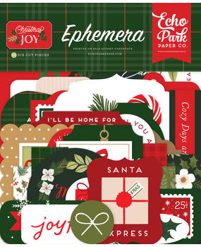 Echo Park Christmas Joy Ephemera (CJ385024)* Echo Park Christmas Joy Ephemera (CJ385024)*