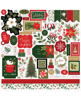 Echo Park Christmas Joy 12x12 Inch Element Sticker (CJ385014)