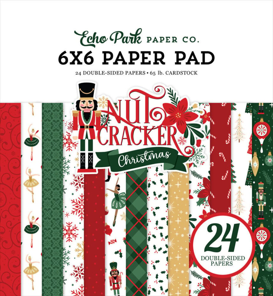Echo Park Nutcracker Christmas 6x6 Inch Paper Pad (NC387023)