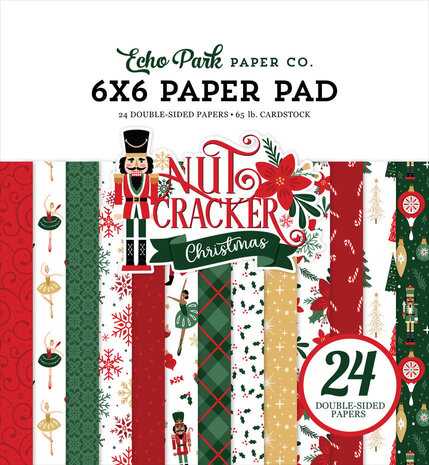 Echo Park Nutcracker Christmas 6x6 Inch Paper Pad (NC387023)