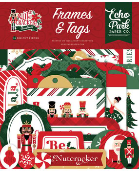 Echo Park Nutcracker Christmas Ephemera Frames & Tags (NC387025)*
