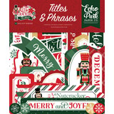 Echo Park Nutcracker Christmas Ephemera Titles & Phrases (NC387032)
