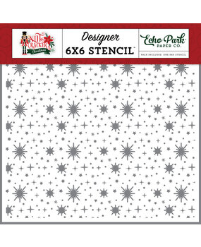 Echo Park Nutcracker Christmas Merry And Bright Night Stencil (NC387035)* Echo Park Nutcracker Christmas Merry And Bright Night Stencil (NC387035)*
