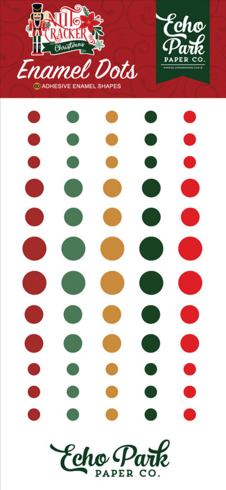 Echo Park Nutcracker Christmas Enamel Dots (NC387028) Echo Park Nutcracker Christmas Enamel Dots (NC387028)